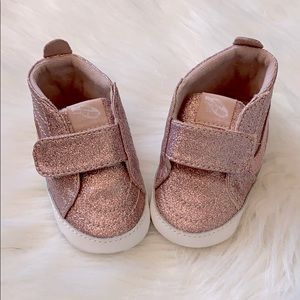 Pink Glitter Vans for Baby Girl 💖